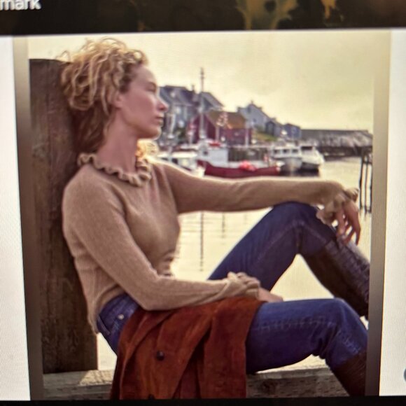 DOEN Sz XL Eliana Sweater in Cork Brown - New With Tags
